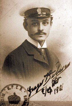 George Valentin Bibescu, fotografie cu semnătura lui, 1911